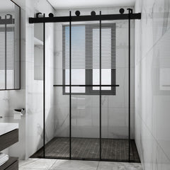 WATERPAR® Sliding Frameless Shower Door Customization