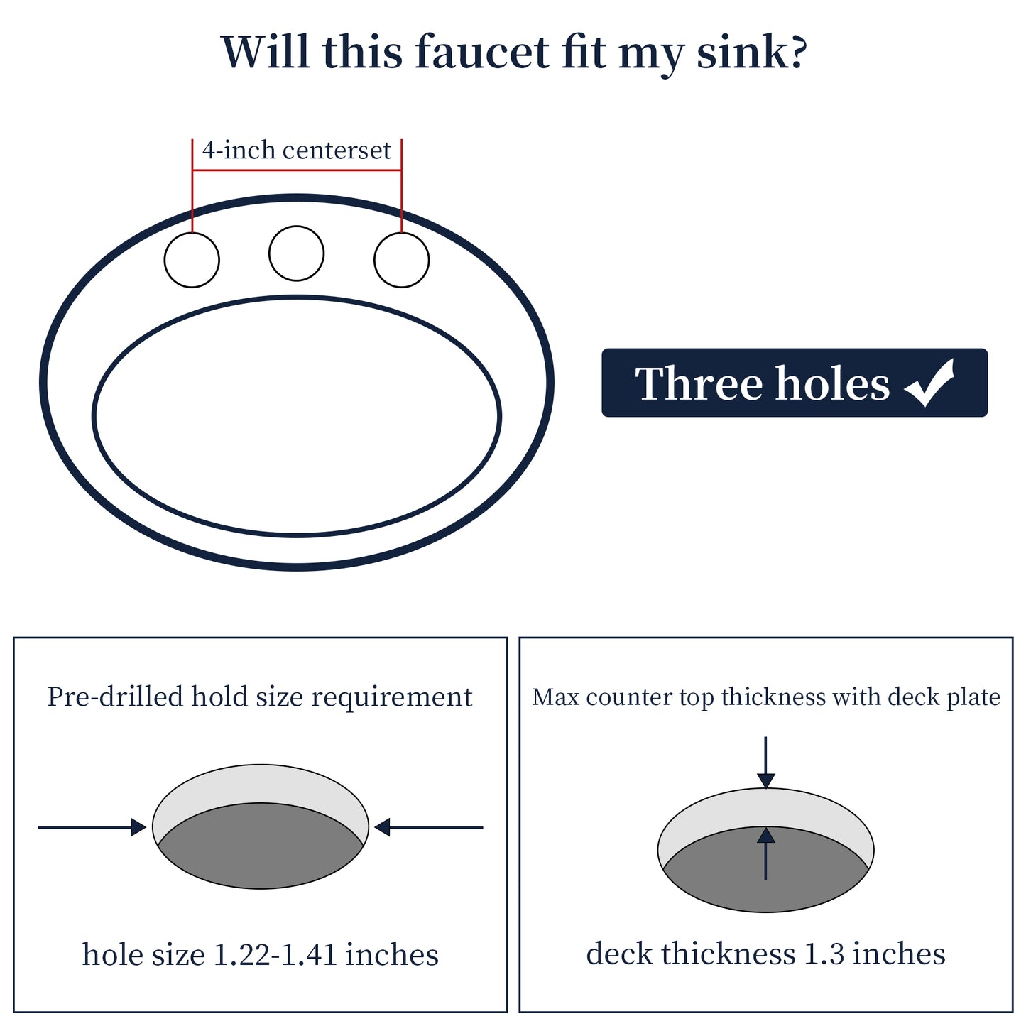 4 in. Centerset Double Handle High Arc Bathroom Faucet