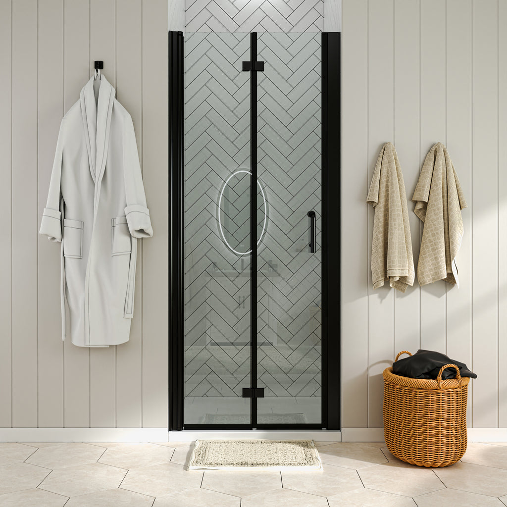 WATERPAR® Bi-Fold or Pivot Swing Frameless Shower Door Customization