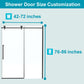 WATERPAR® Sliding Framed Shower Door Customization