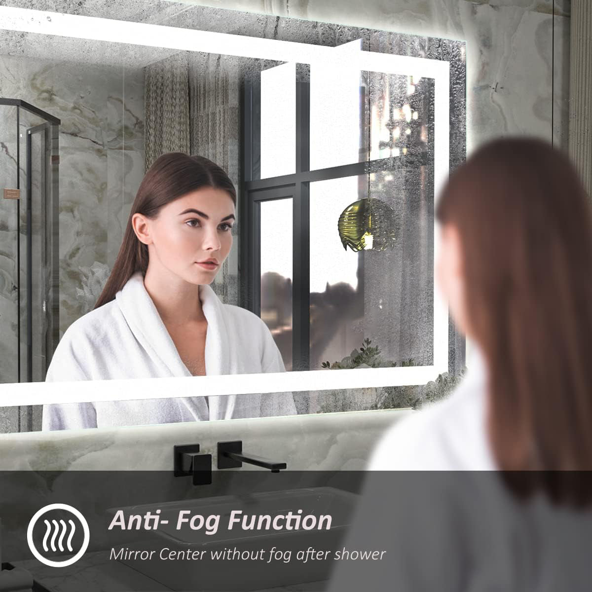 WATERPAR UL Certification Customized LED Frameless Mirror