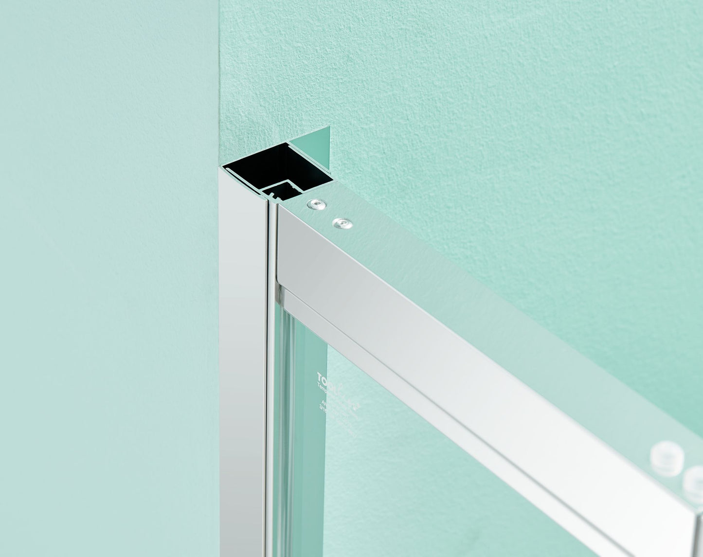Waterpar® 32-36 in. W x 72 in. H Pivot Swing Framed Shower Door Brushed Nickel Clear Glass